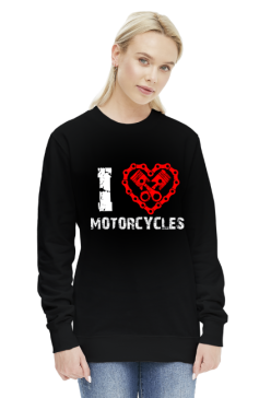 I love motorcycles - damska bluza motocyklowa