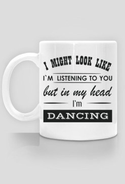 Kubek z nadrukiem tanecznym "i'm dancing"