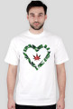 Koszulka "Ganja Heart" WeedLovers