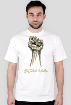 B.S.M T-Shirt Biały