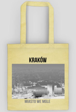 Torba ekologiczna z nadrukiem "Kraków miasto we mgle""