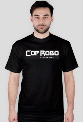 T-SHIRT COP ROBO CZARNY