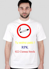 Tu wolno palić T-shirt CS/RPK