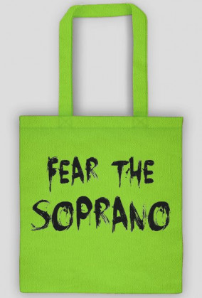 Torba ekologiczna "Fear the soprano black"
