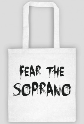 Torba ekologiczna "Fear the soprano black"