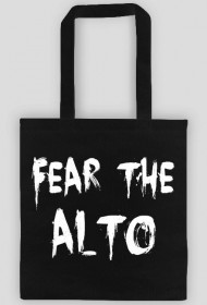 Torba ekologiczna "Fear the alto white"