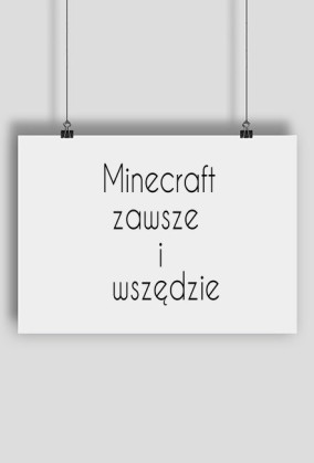 Plakat Minecraft