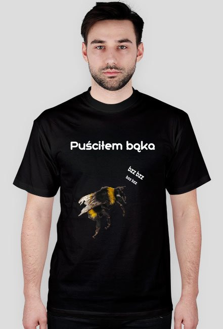 t-shirt męski Puściłem bąka