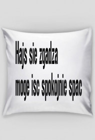 Hajs sie zgadza moge isc spokojnie spac