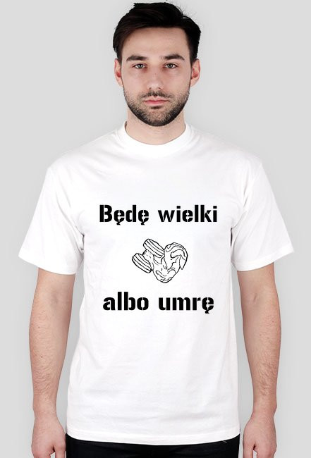 t-shirt męski będę wielki