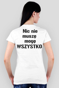 koszulka z napisem