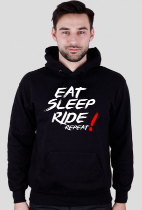 Motomass- Bluza z Kapturem EAT SLEEP RIDE REPEAT