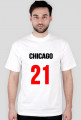 chicago butler 21 t-shirt biały