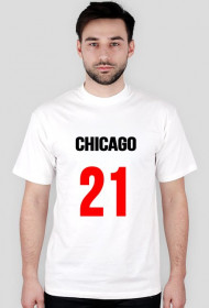 chicago butler 21 t-shirt biały