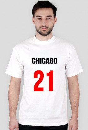 chicago butler 21 t-shirt biały