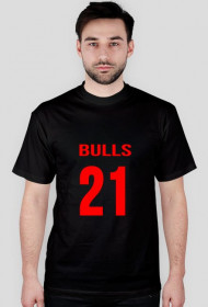 t-shirt czarny bulls butler 21
