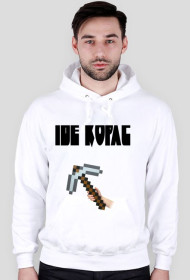 Ide kopac biała Bluza męska