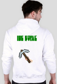 Ide kopac biała Bluza męska