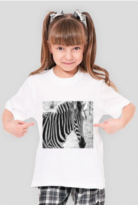 Dziewczynka z zebrą