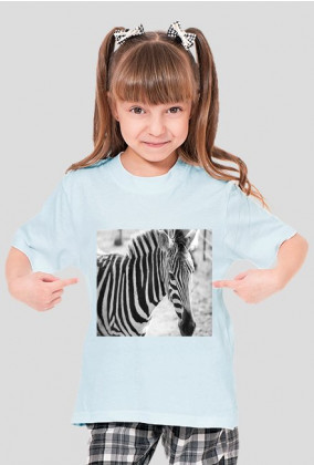 Dziewczynka z zebrą