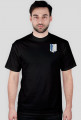 shingeki no kyojin/attack on titan scouting legion t-shirt męski czarny
