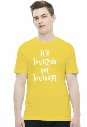 It's leviOsa not leviosA koszulka