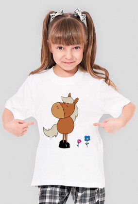 Obrażony konik - T-shirt dziecięcy