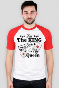 Koszula Baseball "I'm The King and i love My Queen" 2 Kolory do wyboru