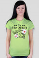 Koszulka Ladies Havy "I'm The Queen and i love My King" 5 Kolorów do wyboru