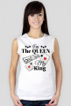 Koszulka Tank Top Loose Fit "I'm The Queen and i love My King" 1 Kolor