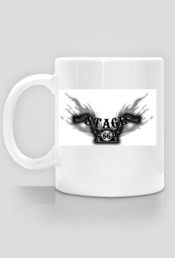 Stage66 logo white qoute cup