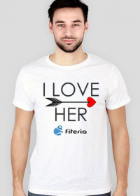Koszulka I LOVE HER - Męska