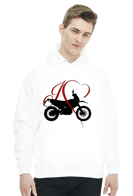 I love moto enduro/cross - Bluza motocyklowa