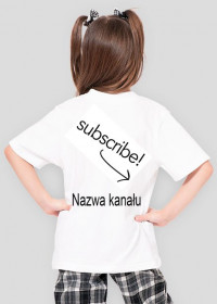 koszulka dla małej youtuberki
