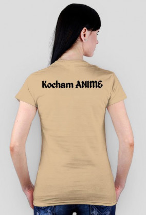 T-Shirt "Kocham ANIME" damski