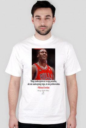 Michael Jordan -Biała