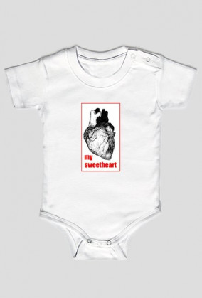 niemowlęce body "Serce Ty moje"