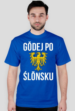 Gŏdej po ślōnsku niebieska męska