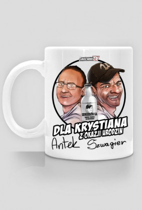kubek krystiana na urodziny