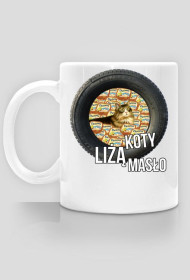 KOTY LIŻĄ MASŁO