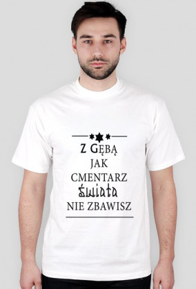 Z gębą jak cmentarz