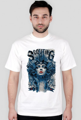 T-shirt Oracle niebieski