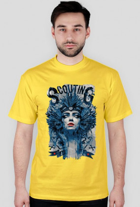 T-shirt Oracle niebieski