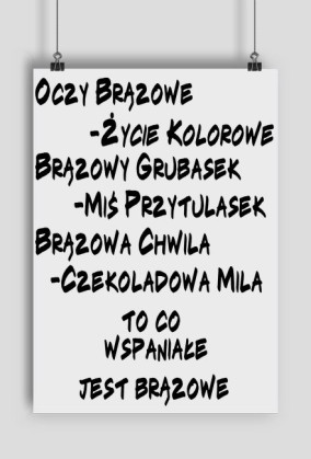 brązowe
