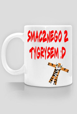 Kubek - Smacznego z tygrysem