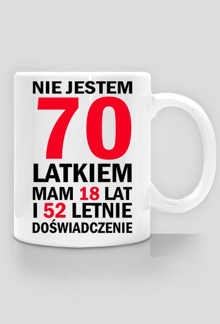 Kubek na 70-ste urodziny