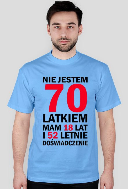 Koszulka na 70-ste urodziny