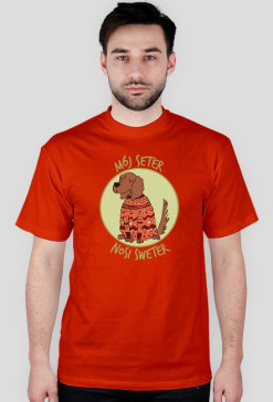 Mój seter nosi sweter
