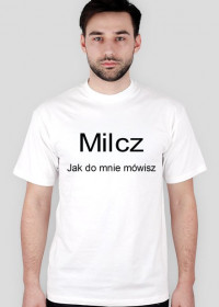 T-Shirt Męski Milcz...