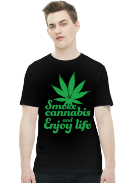 Koszulka Smoke cannabis and enjoy life